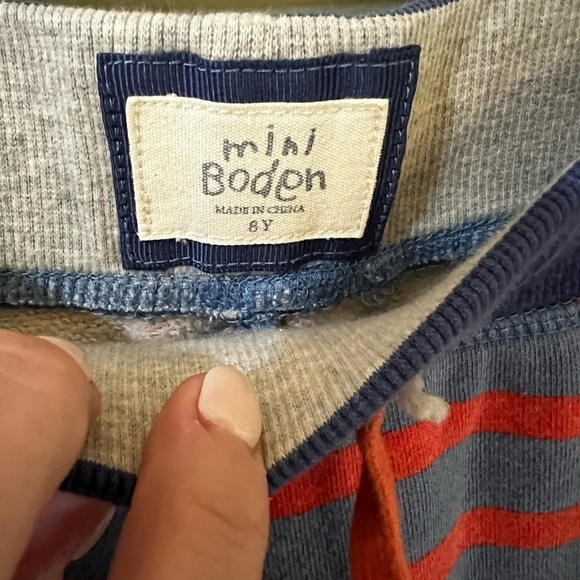 Mini Boden stripe pant size 8Y - Picture 3 of 4